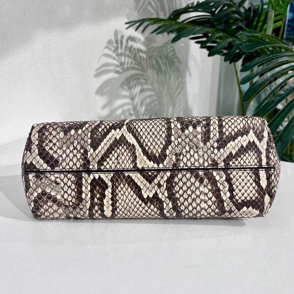 Natural Python Fendi First "F" Clutch - Picture 6 of 11